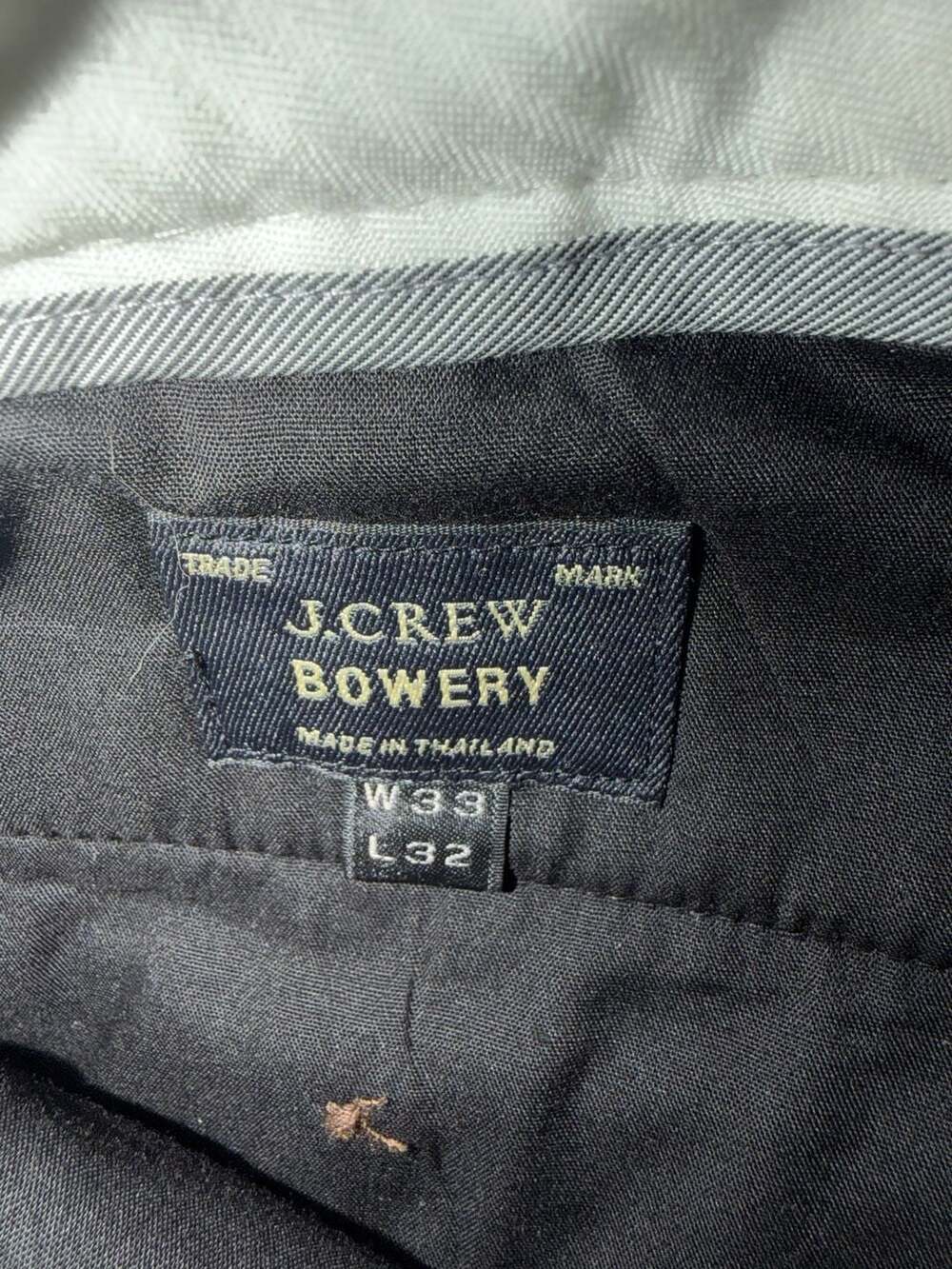 J.Crew Bowery Slim-fit Pant Size 33x32 Green Wool Blend - Picture 8 of 9